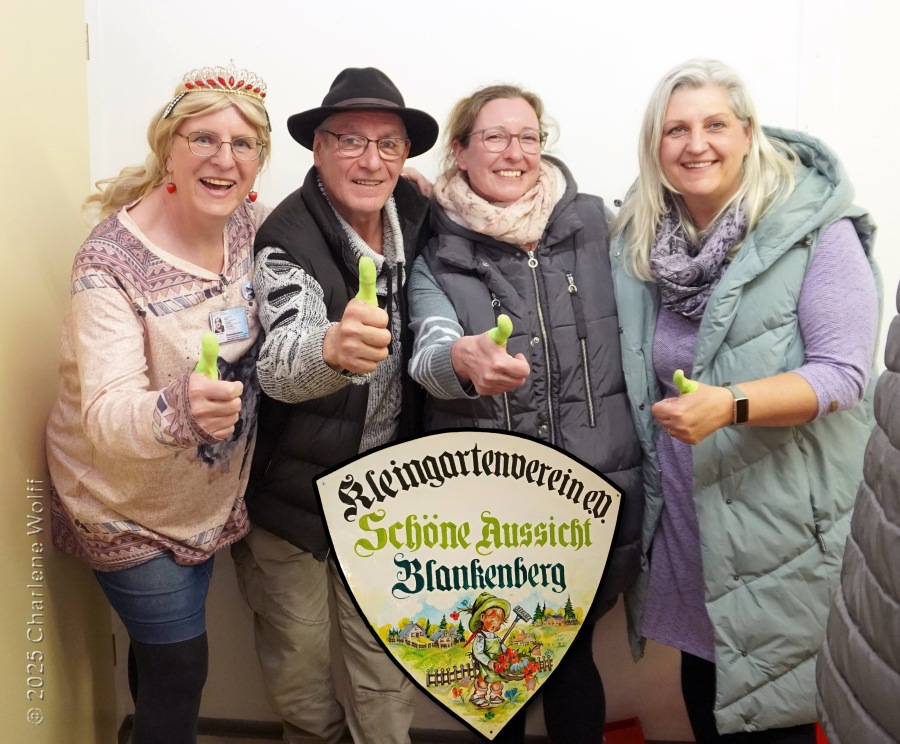 Mannschaft des Gartenvereins "Schöne Aussicht Blankenberg"